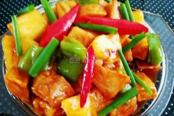 菠萝咕噜素肉的做法图解11