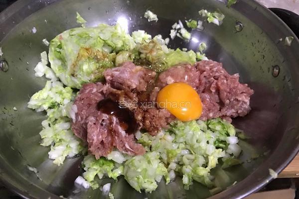白菜猪肉饺子的做法图解4