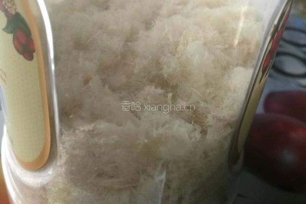 鱼肉松海苔排包的做法图解2