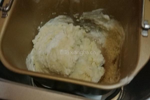 鱼肉松海苔排包的做法图解4
