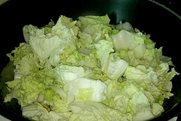 大白菜雞肉燜飯的做法图解2