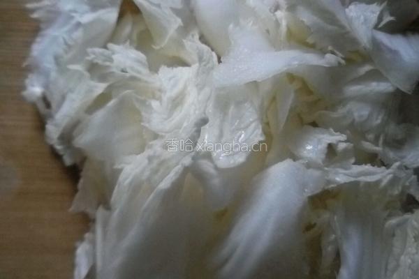 干豆腐白菜炖肉的做法图解5