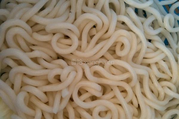 炒乌冬面的做法图解3