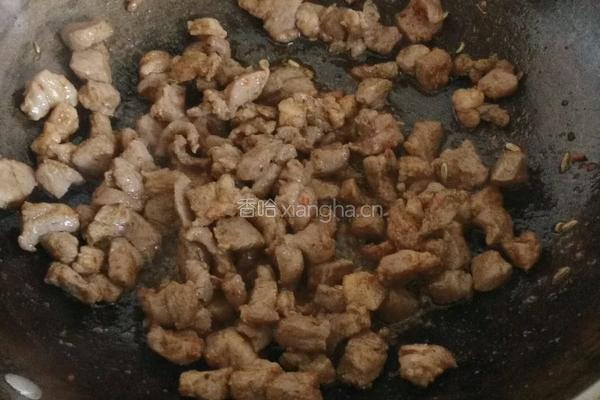 炒烤Q猪肉的做法图解5