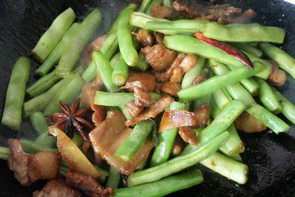 豆角焖面的做法图解5