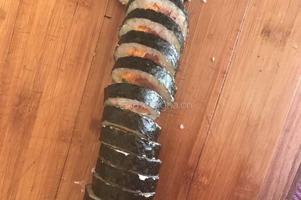 培根肉松口味寿司的做法图解7