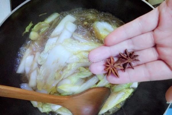 娃娃菜炖粉条的做法图解10