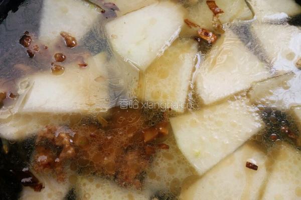 肉末水晶白玉汤的做法图解10