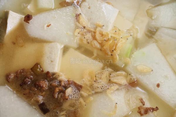 肉末水晶白玉汤的做法图解12