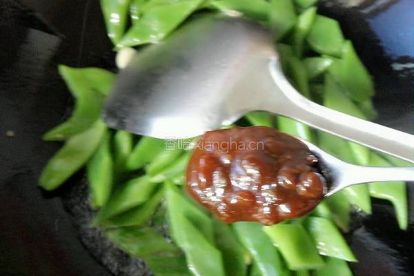 素炒扁豆的做法图解6