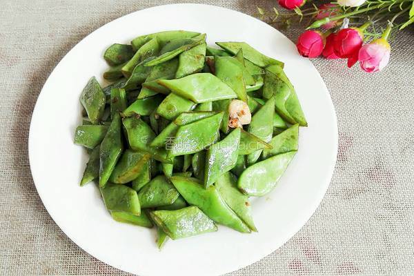 素炒扁豆的做法图解10