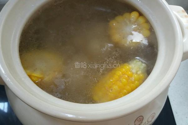 淮山玉米猪骨汤的做法图解6