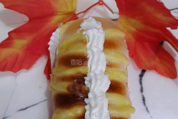 卡士达酱奶油面包