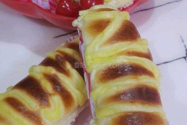 卡士达酱奶油面包的做法图解16