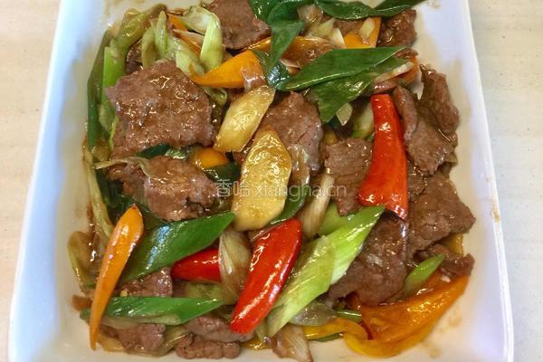 姜葱牛肉的做法图解9