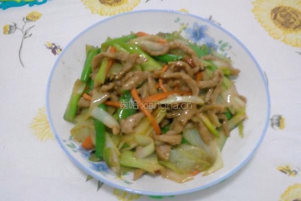 葱爆肉的做法图解11