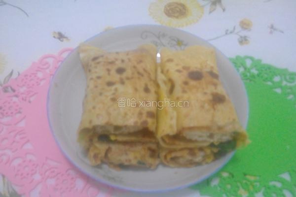 摊杂粮煎饼的做法图解11