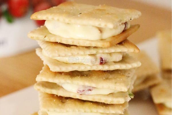 牛轧糖夹心苏打饼干的做法图解14