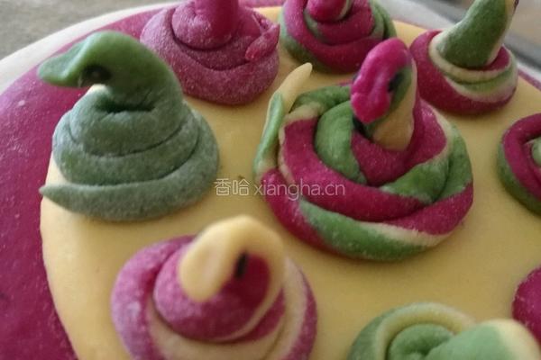 蒸生日花糕的做法图解11