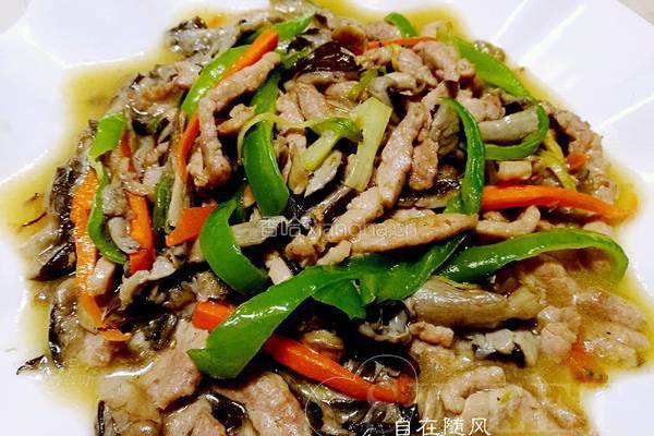 平菇肉丝的做法图解4