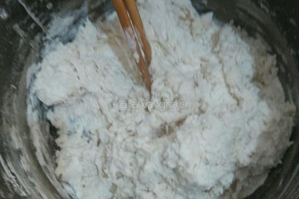 荠菜肉包子的做法图解3