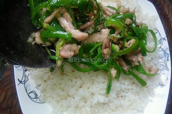 青椒肉丝盖饭的做法图解11