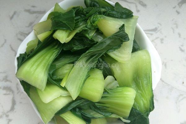 香菇油菜的做法图解4