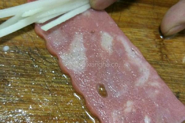 培根土豆丝卷的做法图解6