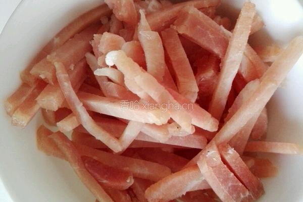 白菜炝肉丝的做法图解8