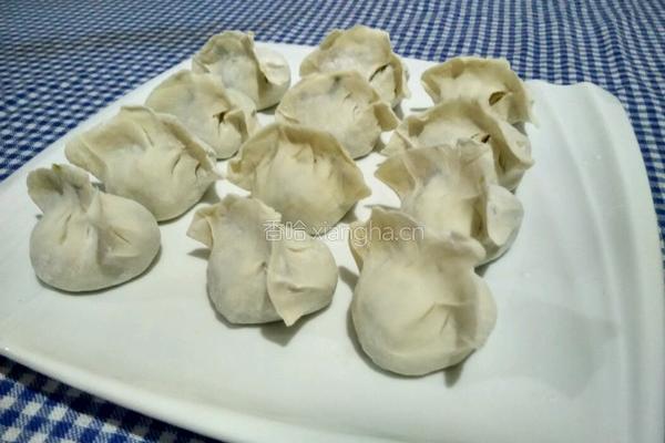 山菜水饺的做法图解5