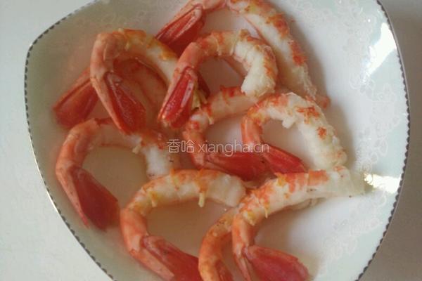 金丝凤尾虾的做法图解2