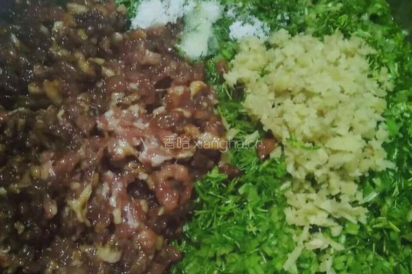 树叶包子……茴香肉馅的做法图解7