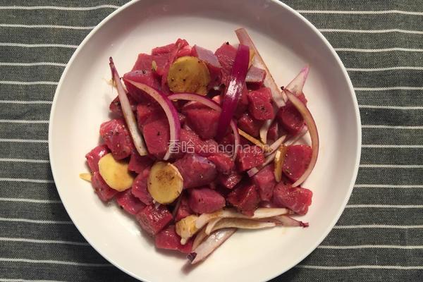 黑椒牛肉意面的做法图解3