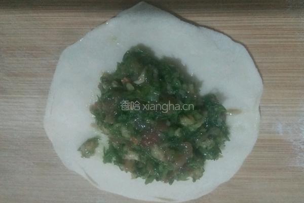 树叶包子……茴香肉馅的做法图解13