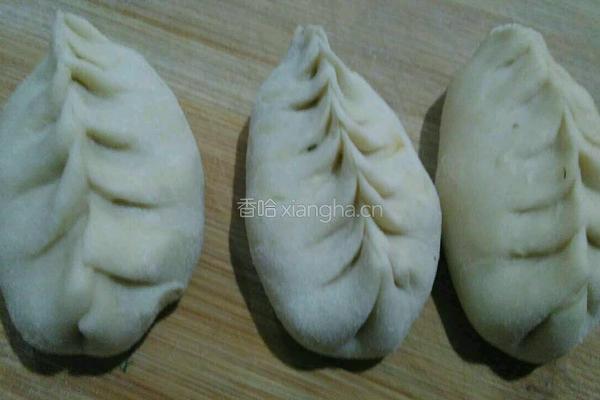 树叶包子……茴香肉馅的做法图解17