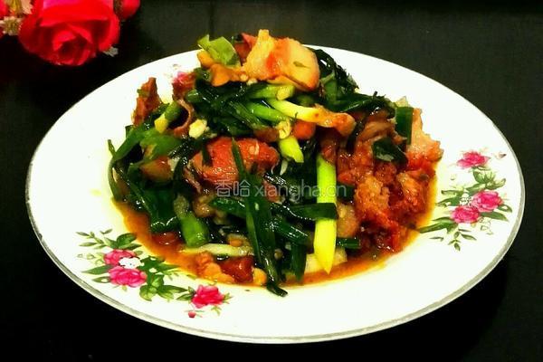 大蒜炒猪头肉的做法图解6
