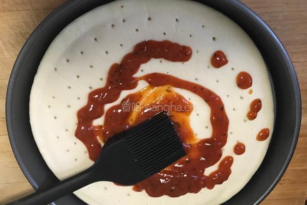 快手火腿披萨的做法图解4