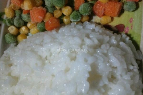 芝士炒饭的做法图解2