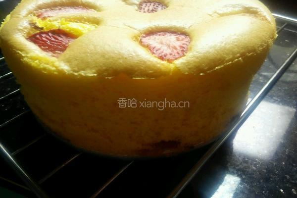草莓海绵蛋糕的做法图解6