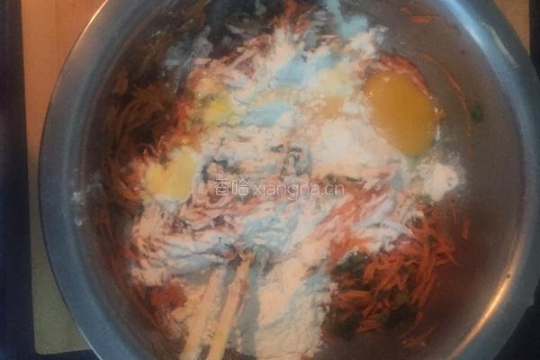 蔬菜饼的做法图解2
