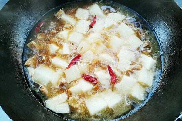 白萝卜炖牛腩的做法图解9