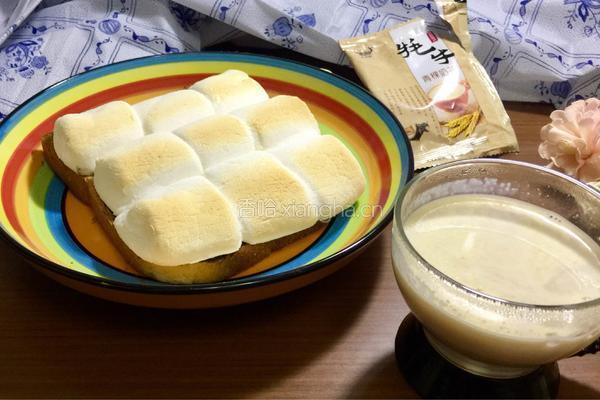 棉花糖烤吐司的做法图解5