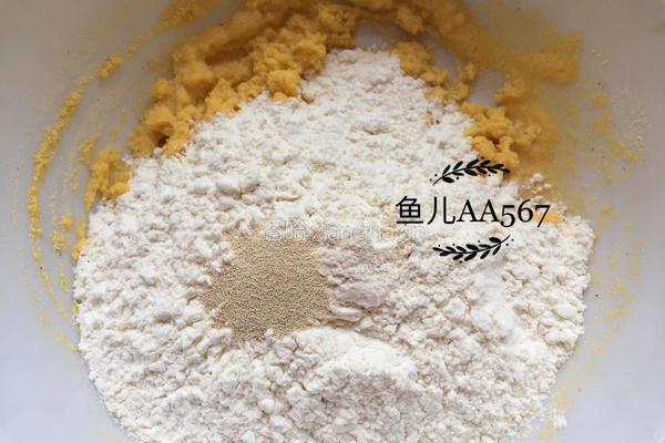 生煎玉米团子（猪肉萝卜馅）的做法图解1