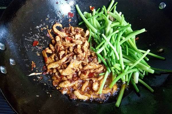 蒜薹鸡肉丝的做法图解11