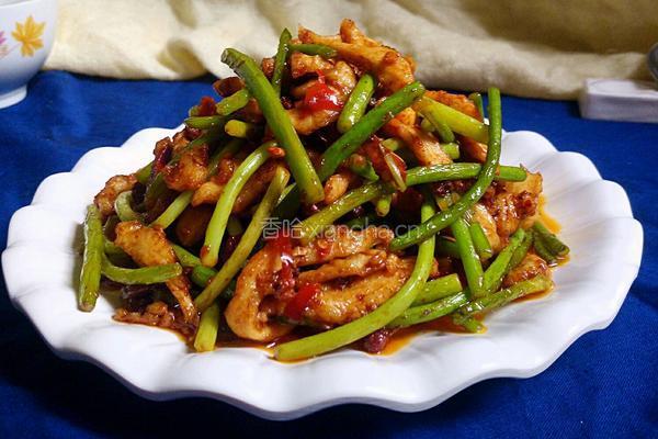 蒜薹鸡肉丝的做法图解13