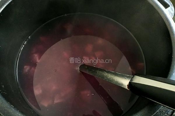 紫薯大米粥的做法图解6