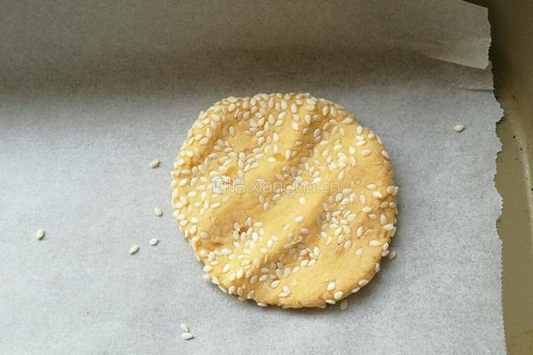 芝麻地瓜糯米饼的做法图解7