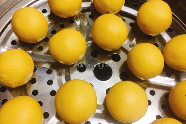 南瓜紫薯糯米糍的做法图解10