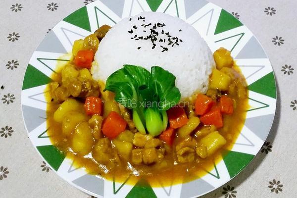 咖喱鸡肉饭
