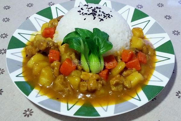 咖喱鸡肉饭的做法图解10